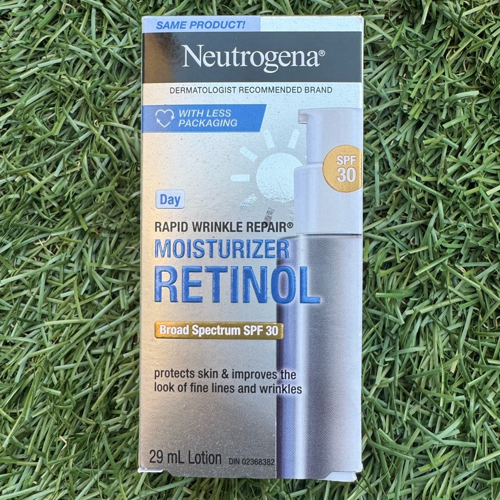 new Neutrogena® retinol Rapid Wrinkle Repair® Moisturizer SPF 30